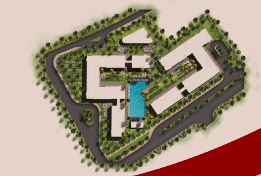 The Red Residence master plan
