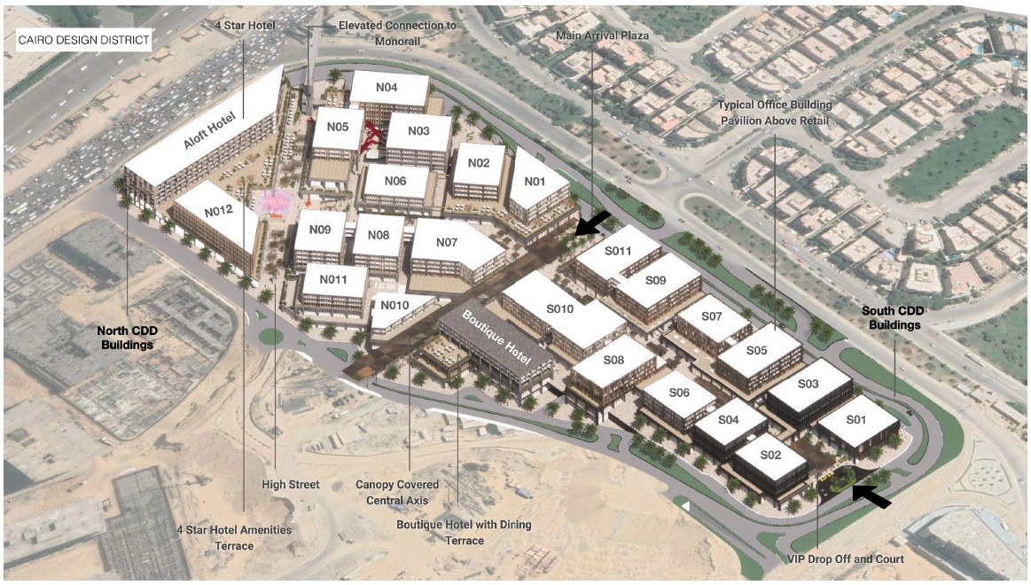 Cairo Design District الماستر بلان