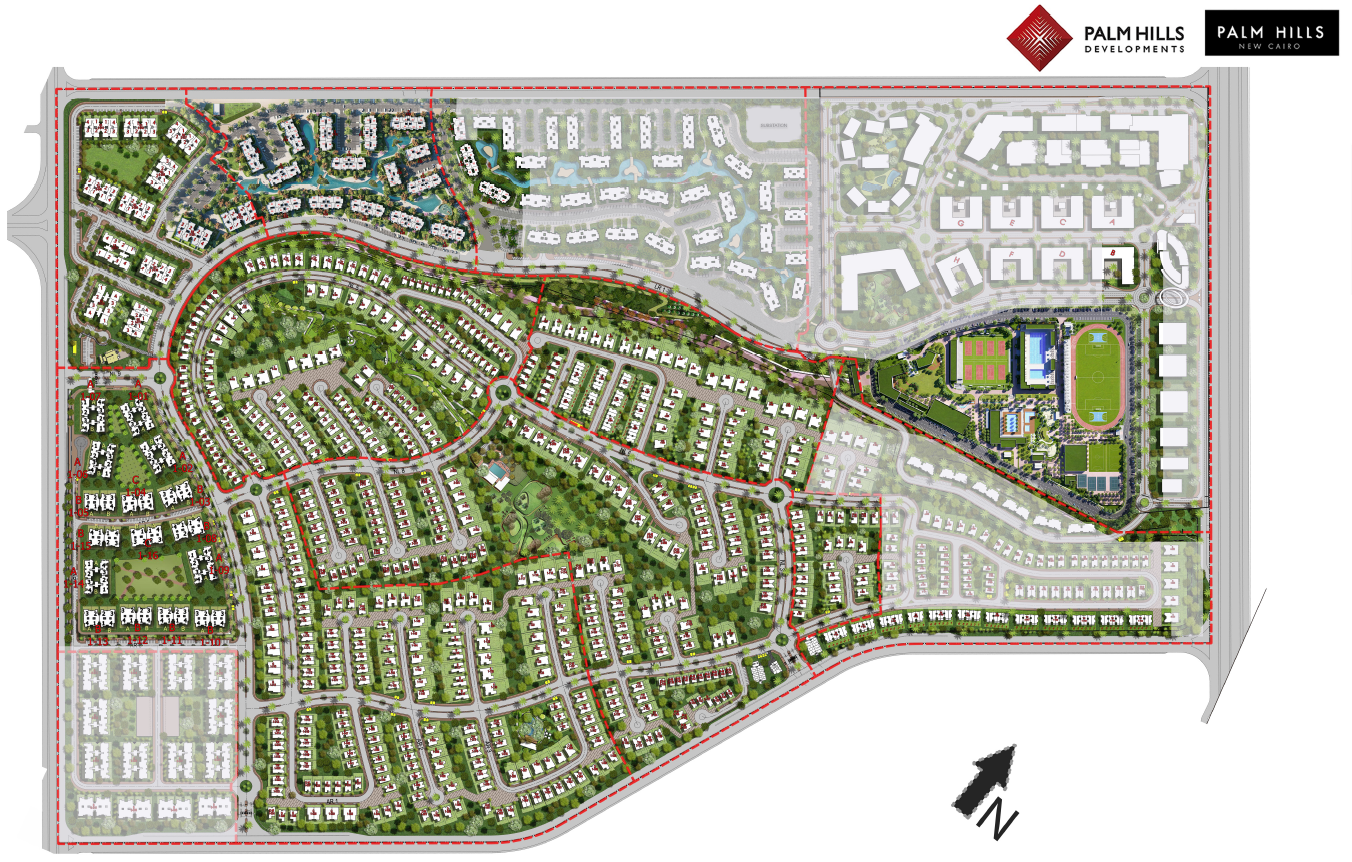 Cleo – Palm Hills New Cairo الماستر بلان