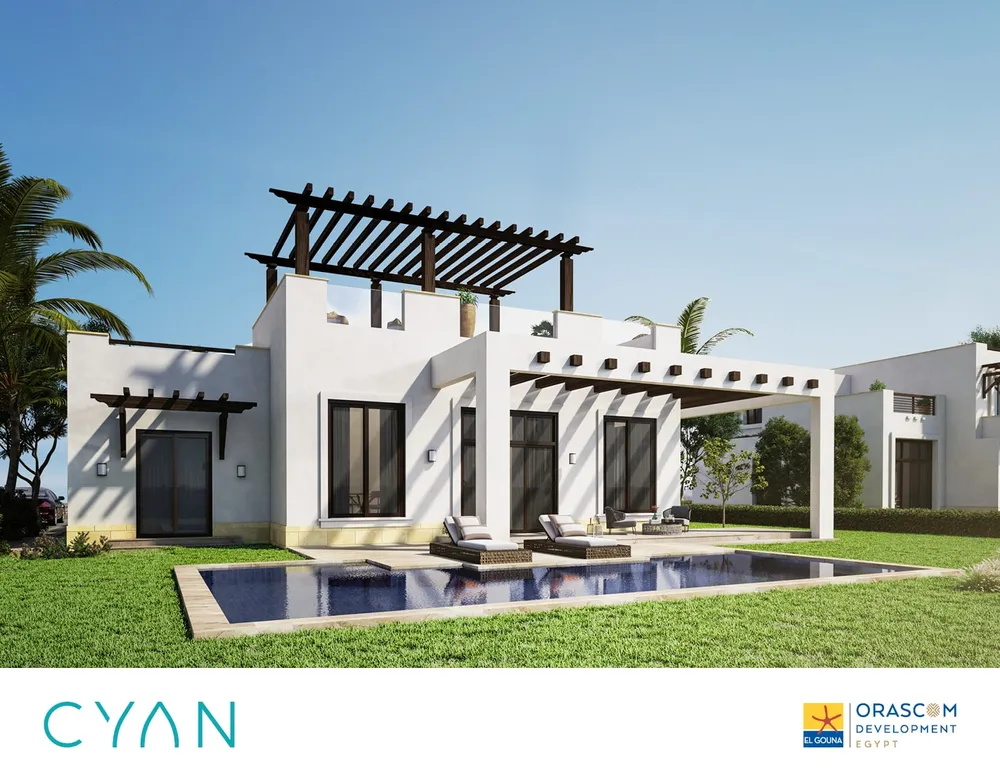 Twinhouse in Cyan