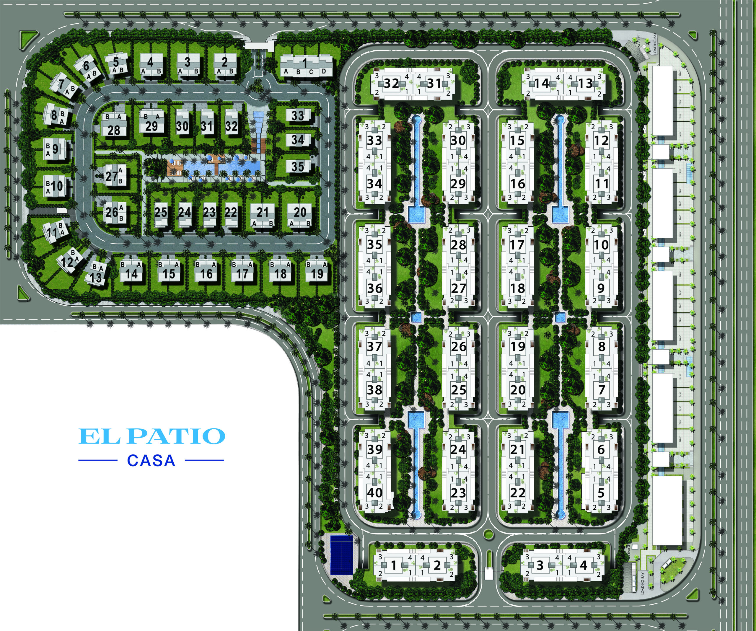 El Patio Casa master plan