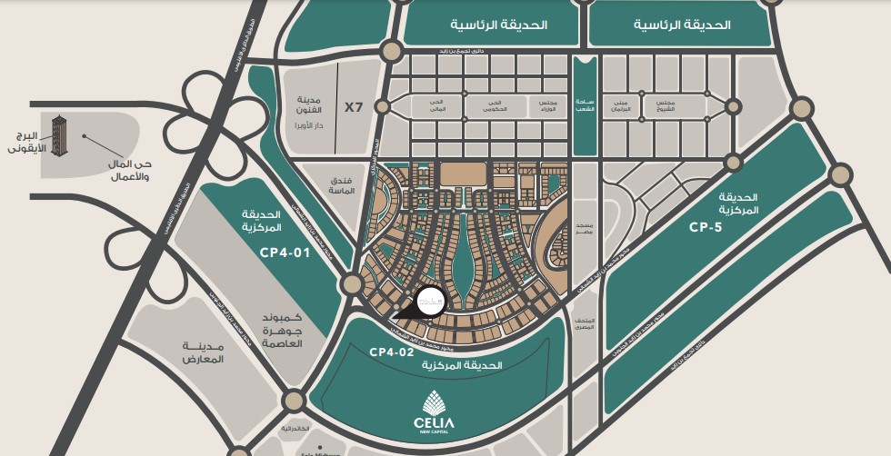 Festival Tower الماستر بلان