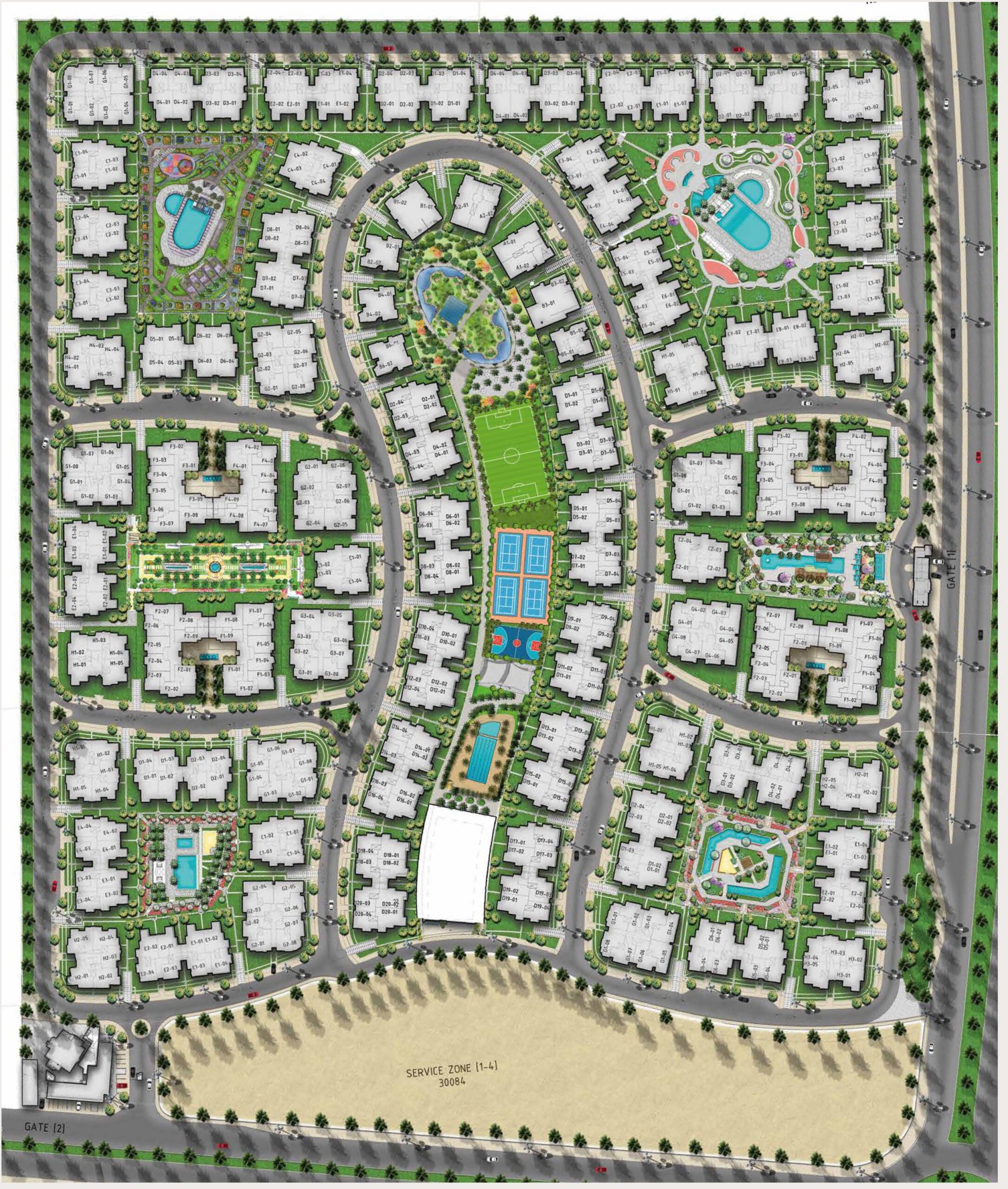Galleria Residence master plan