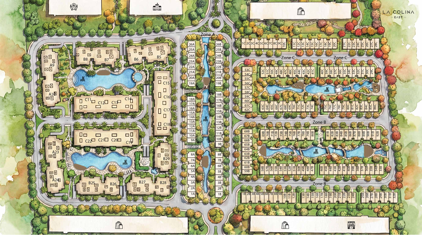 La Colina East master plan