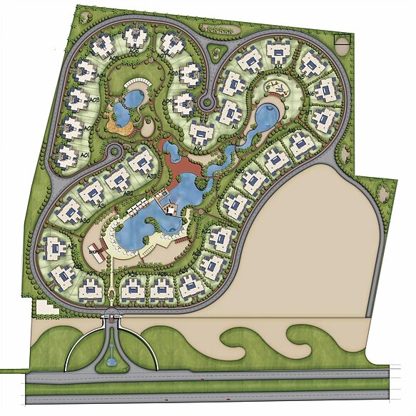 Lagoon Luxury Apartments North Coast master plan