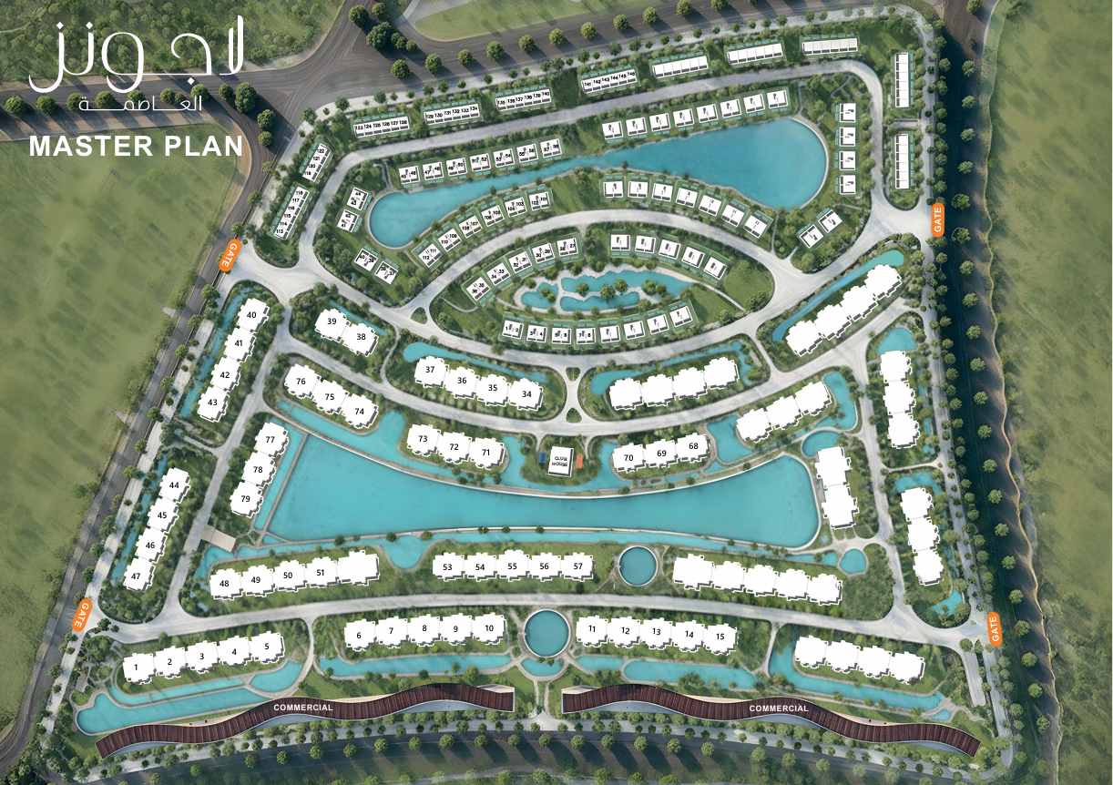 Lagoons New Capital الماستر بلان