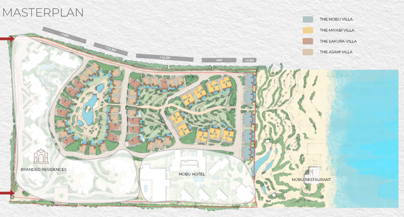 Nobu Branded Villas – Ogami الماستر بلان