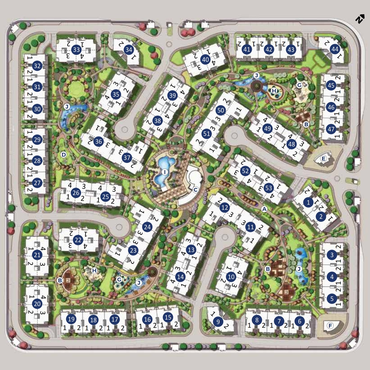 October Plaza الماستر بلان