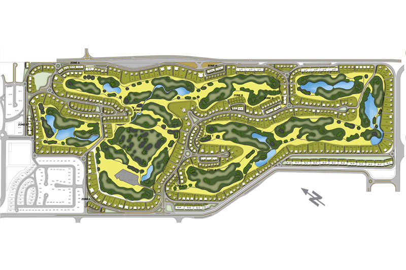 Palm Hills Golf Views الماستر بلان