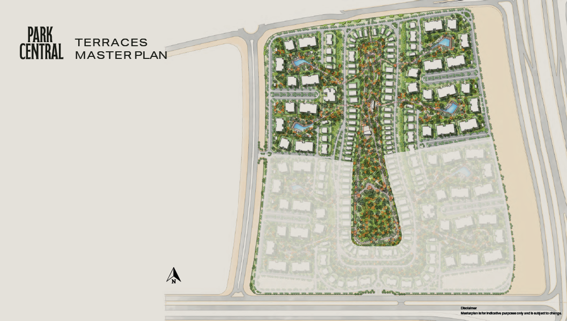 Park Central Terraces الماستر بلان