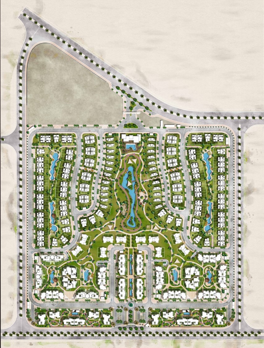 Park Residence – Garden Lakes الماستر بلان