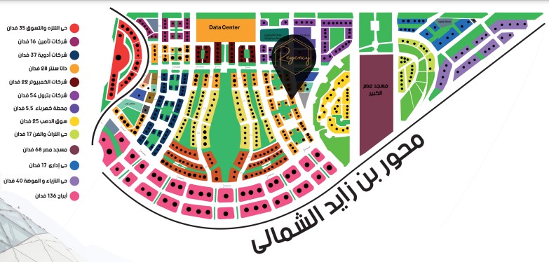 Regency Business Tower 1 الماستر بلان