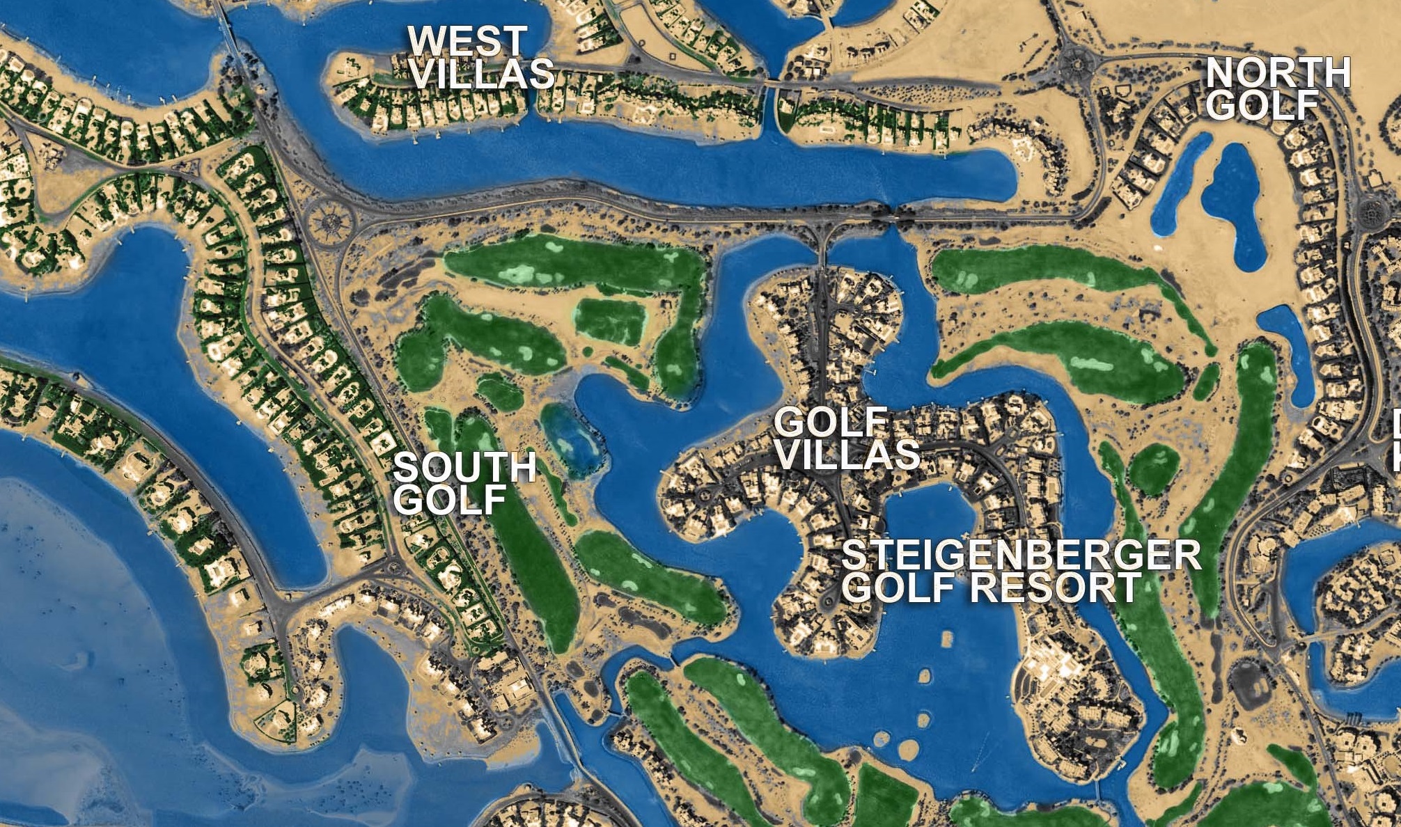 South Golf Villas الماستر بلان