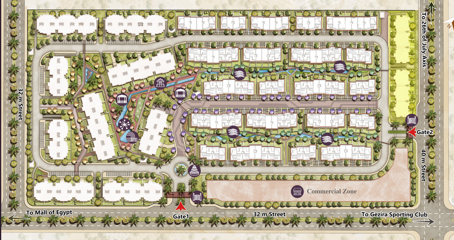Spire – Club Hills الماستر بلان