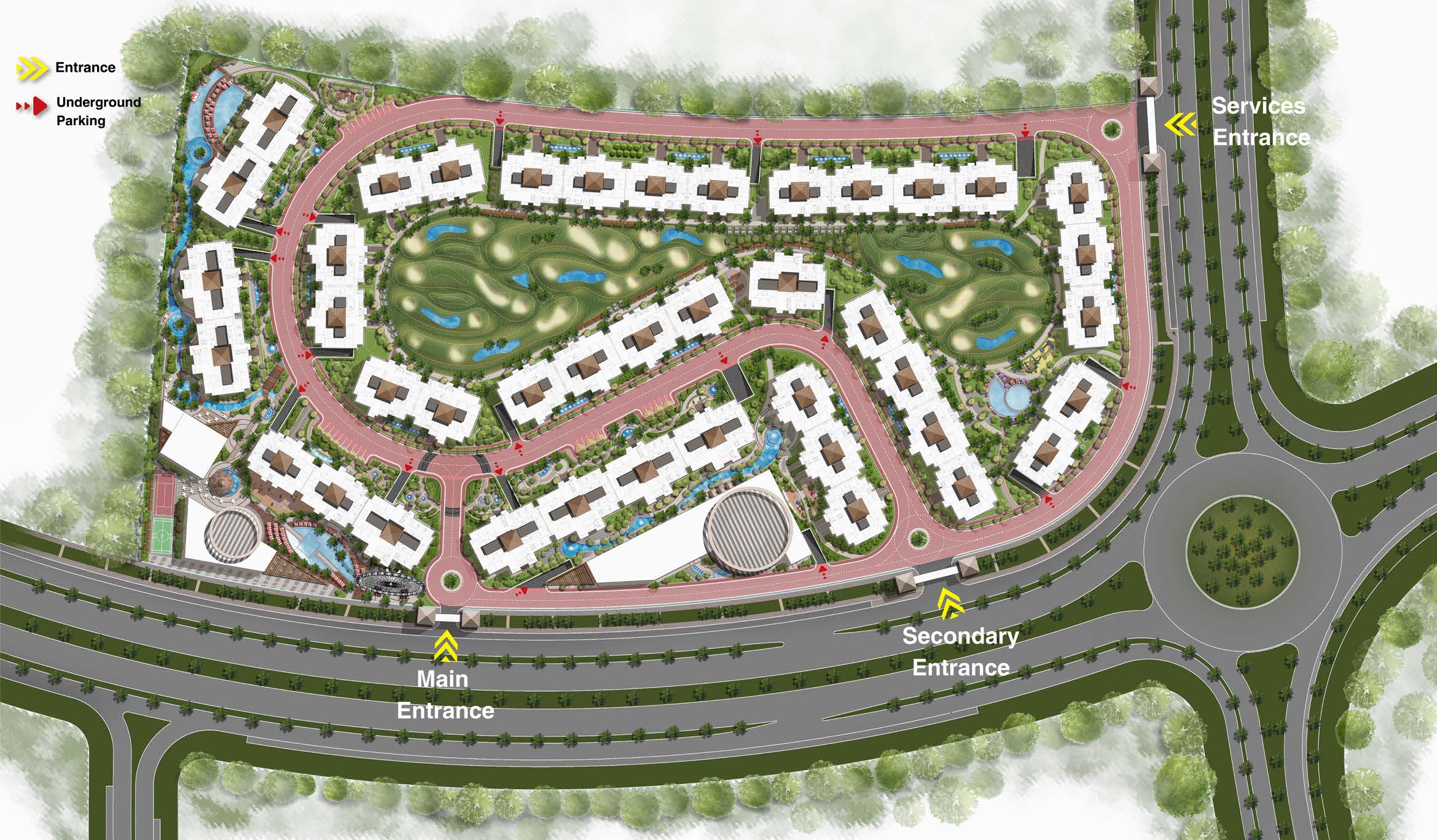 Suli Golf Residence الماستر بلان