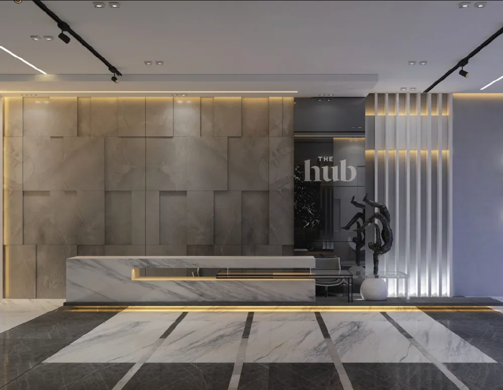 Office in The HUB  Waterway New Cairo