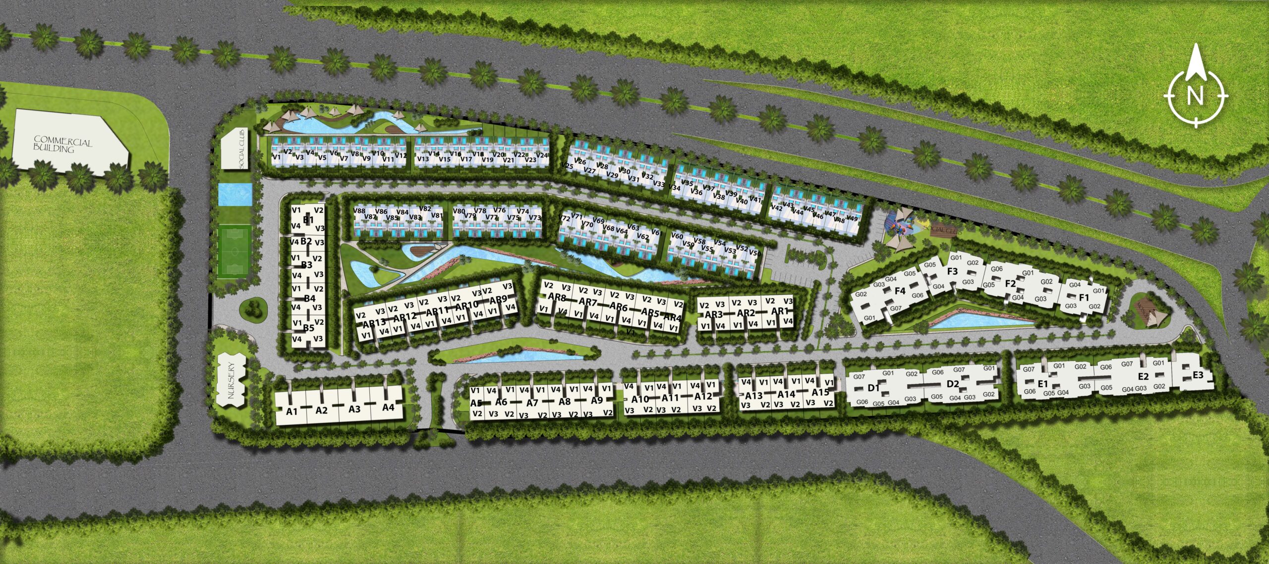 The Median Residences الماستر بلان
