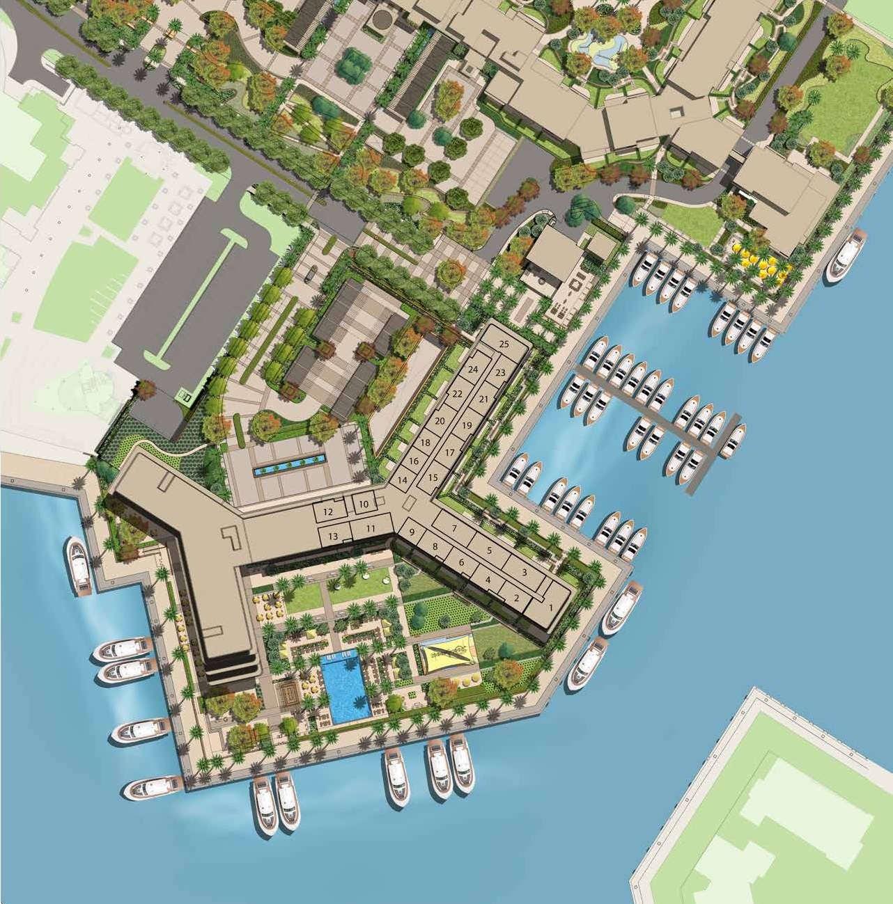 Vida Marassi Marina master plan