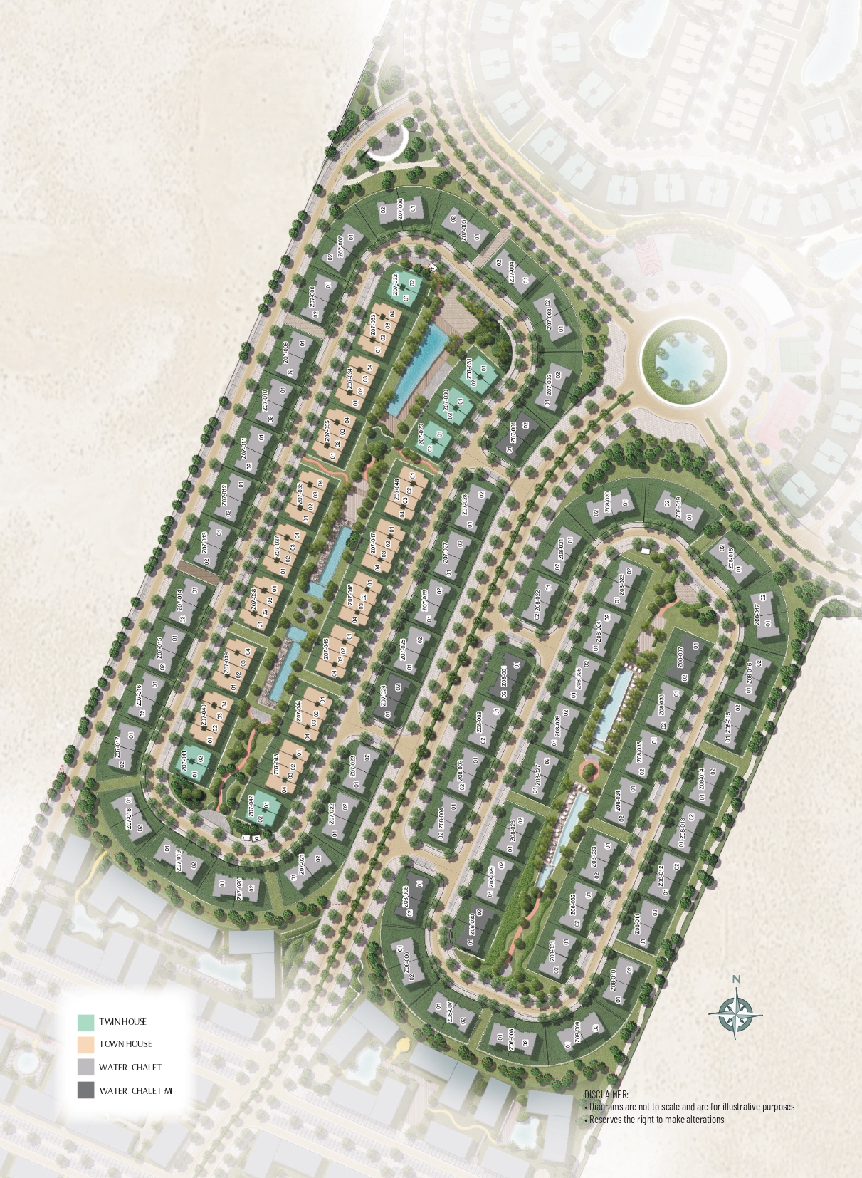 Water Chalet – Ogami master plan