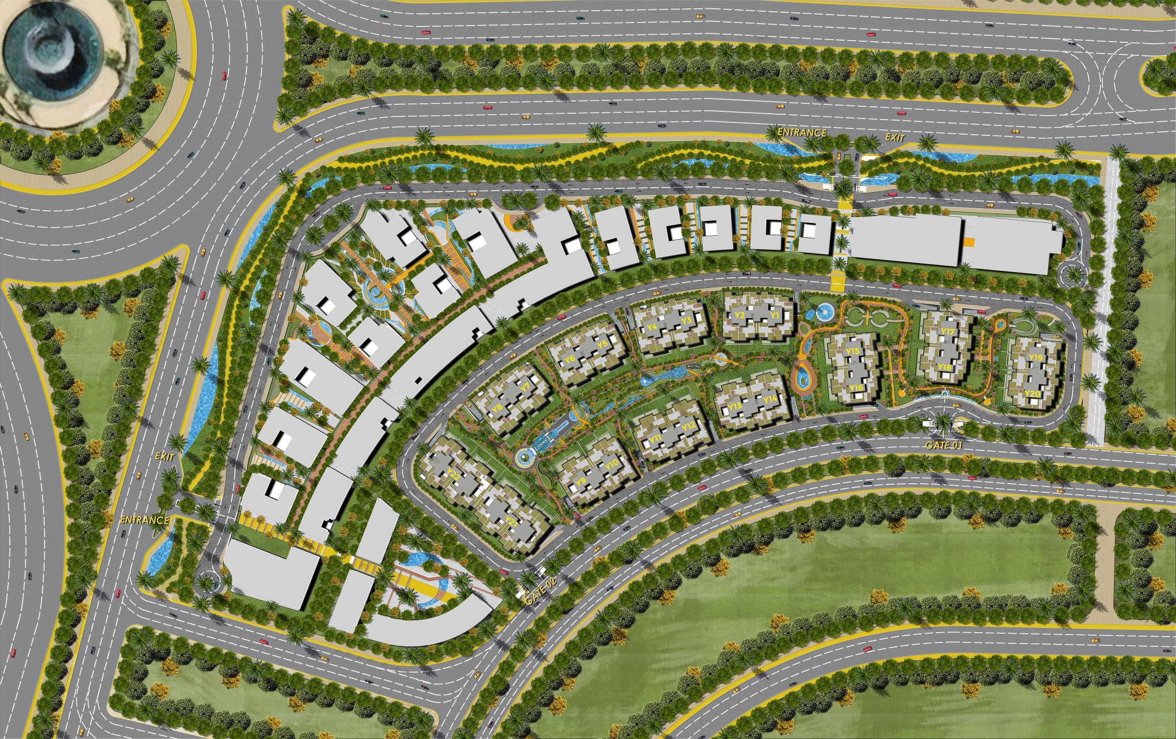 Yellow Residence master plan