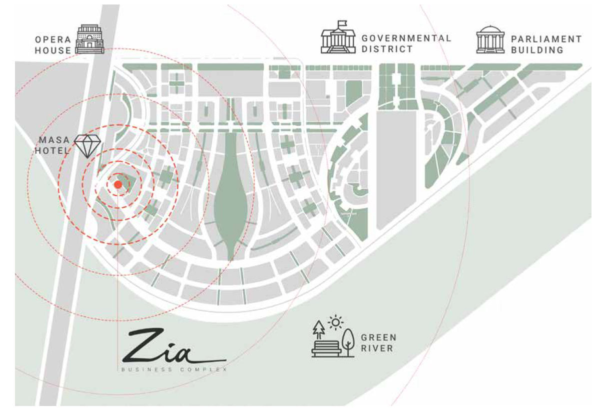 Zia Business Complex الماستر بلان